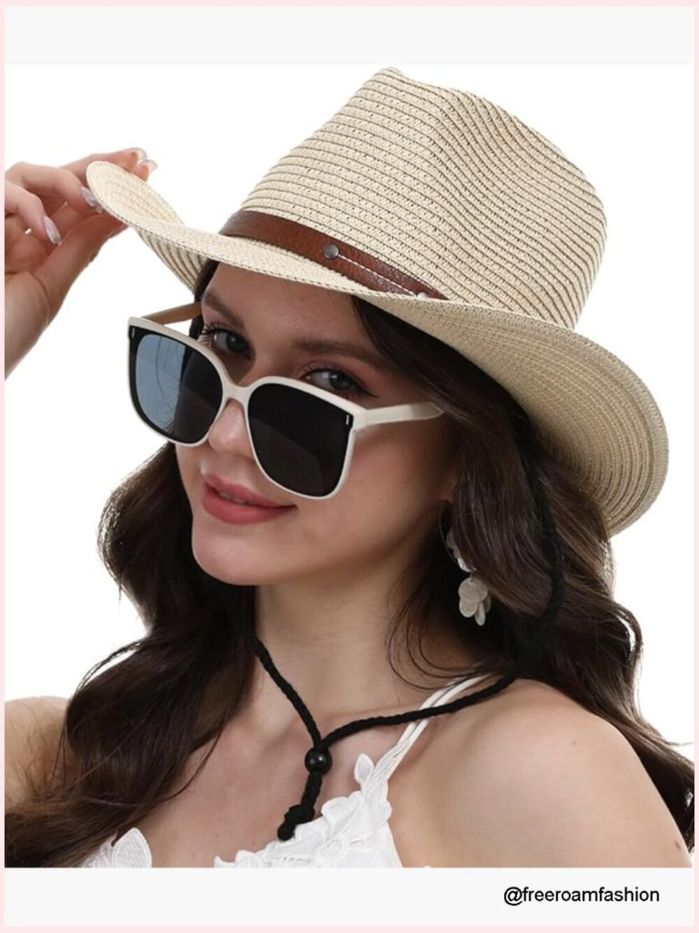 Foldable Sun Hat with Wide Brim for Beach Garden Travel UPF Protection
